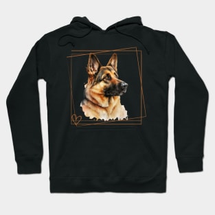 German Shepard Love Hoodie